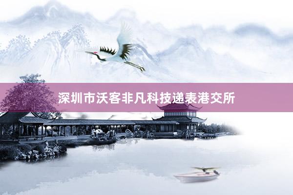 深圳市沃客非凡科技递表港交所