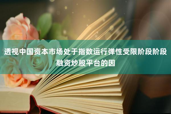 透视中国资本市场处于指数运行弹性受限阶段阶段融资炒股平台的因