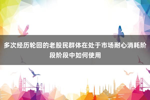 多次经历轮回的老股民群体在处于市场耐心消耗阶段阶段中如何使用